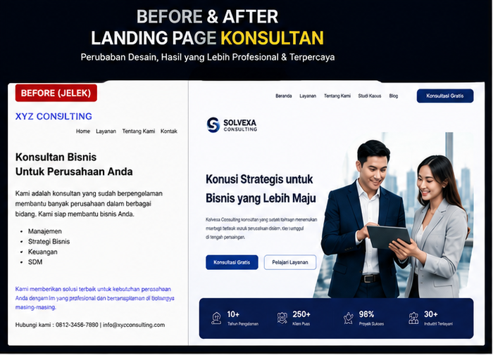 Landing Page Konsultan