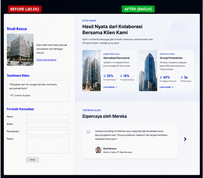 After Landing Page Konsultan