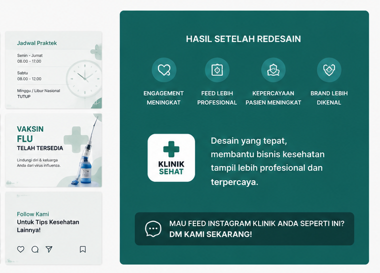 Before Feed Instagram Klinik