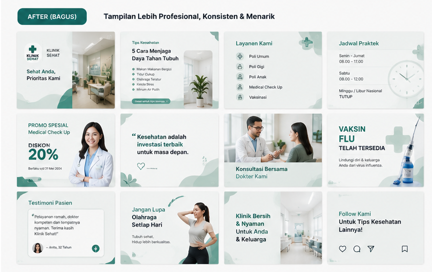 After Feed Instagram Klinik