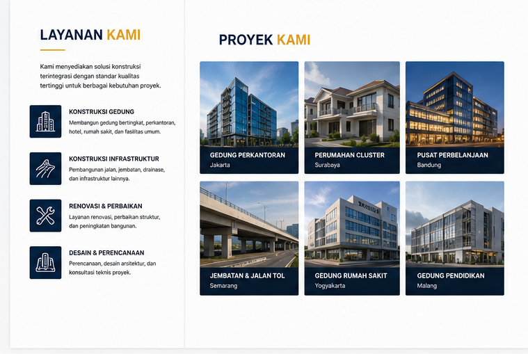 After Company Profile Konstruksi