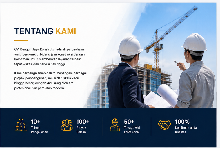 Company Profile Konstruksi 2